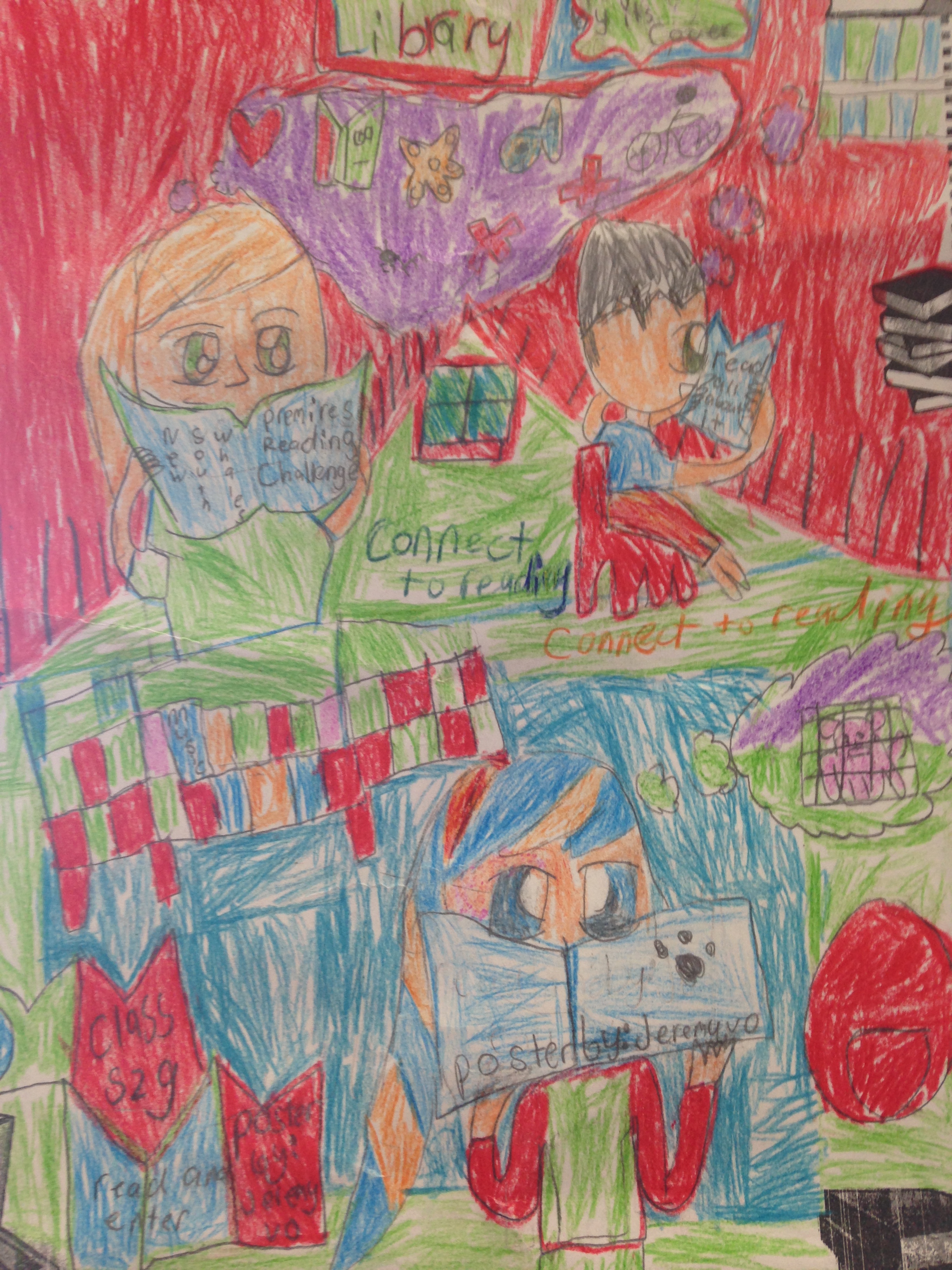Poster created by a student for book week 2014.